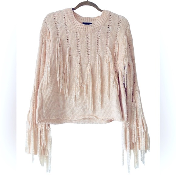 🆕 ANGIE Cream Tassel Super Soft Fringe
Boho Sweater SMALL - Picture 2 of 10